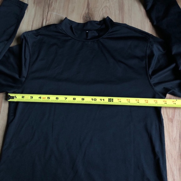 TEK GEAR Active Shirt Long Sleeve Black UNISEX - Picture 6 of 11